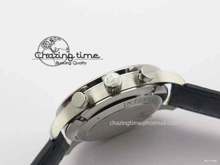 MIROTIME 0122 Reliable Portuguese IW371447 ZF 1:1 Best Edition SS Black Dial On Black Leather Strap A79350 V 7274